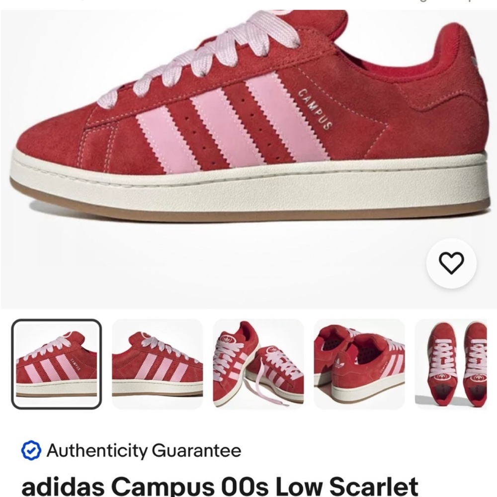 Men's size 6 adidas. For woman 7.5